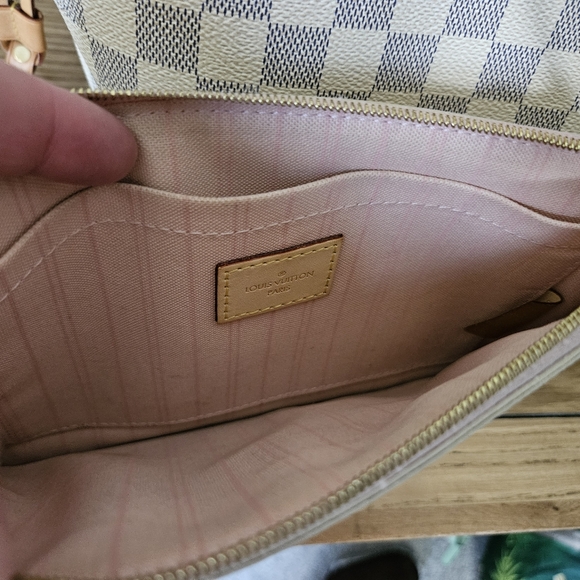 Louis Vuitton Damier Azur neverfull GM w/ pouchette - Picture 13 of 15